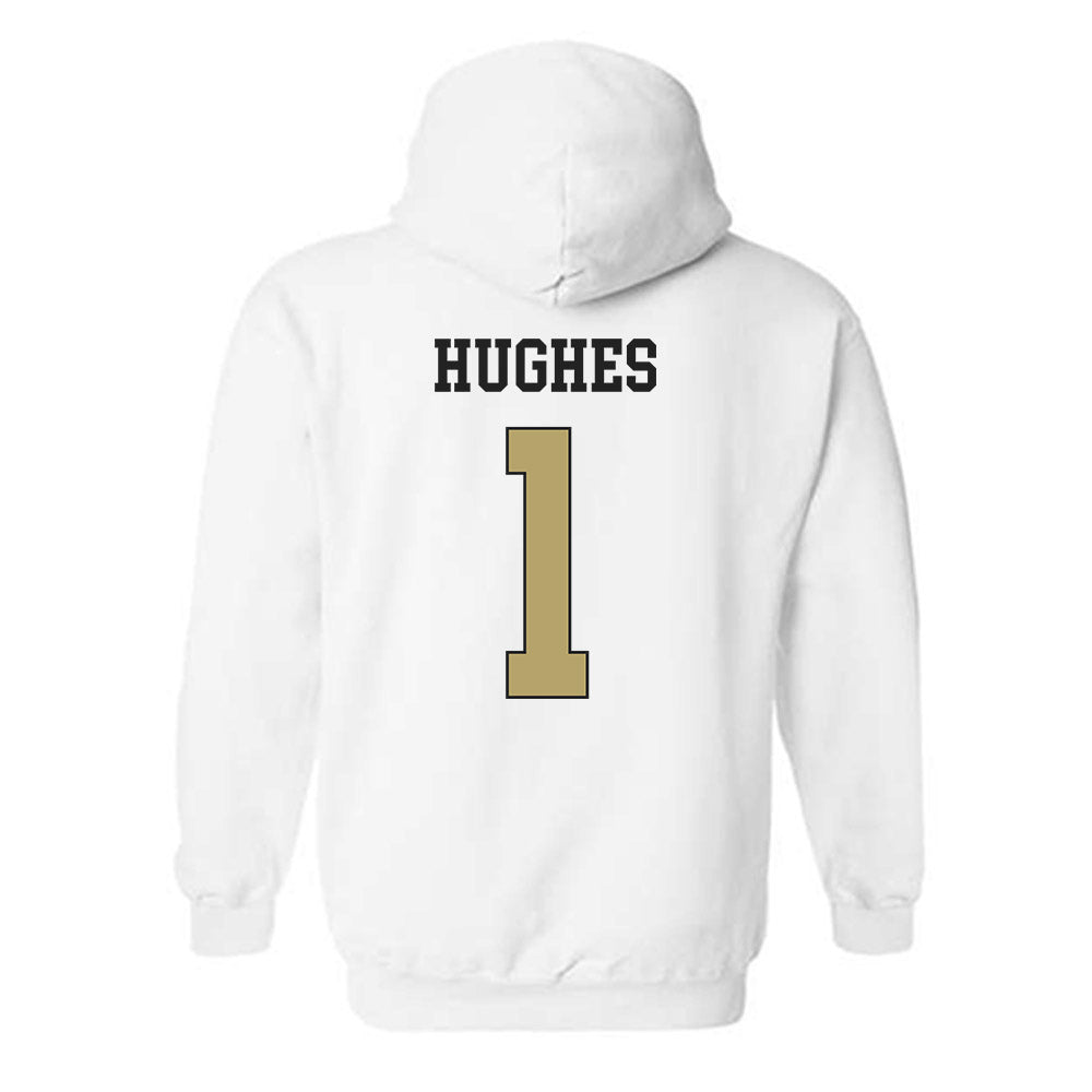 Central Florida - NCAA Men's Track & Field : Kendall Hughes - Classic Shersey Hooded Sweatshirt-1