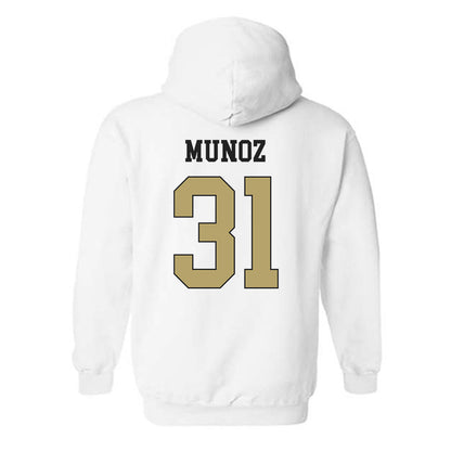 Central Florida - NCAA Men's Soccer : Juanvi Munoz - Classic Shersey Hooded Sweatshirt-1