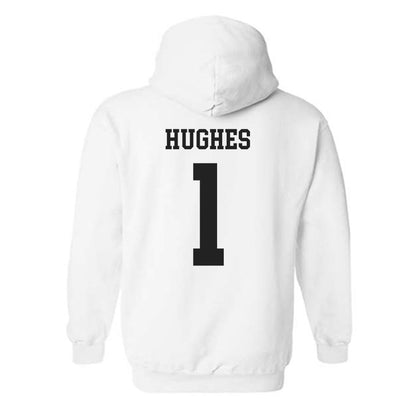 Central Florida - NCAA Men's Track & Field : Kendall Hughes - Classic Shersey Hooded Sweatshirt-1