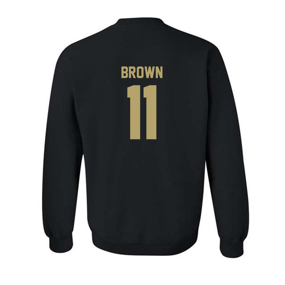 Central Florida - NCAA Football : Jacurri Brown - Classic Shersey Crewneck Sweatshirt-1