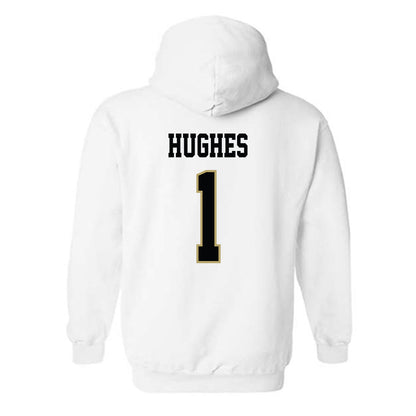 Central Florida - NCAA Men's Track & Field : Kendall Hughes - Classic Shersey Hooded Sweatshirt-1