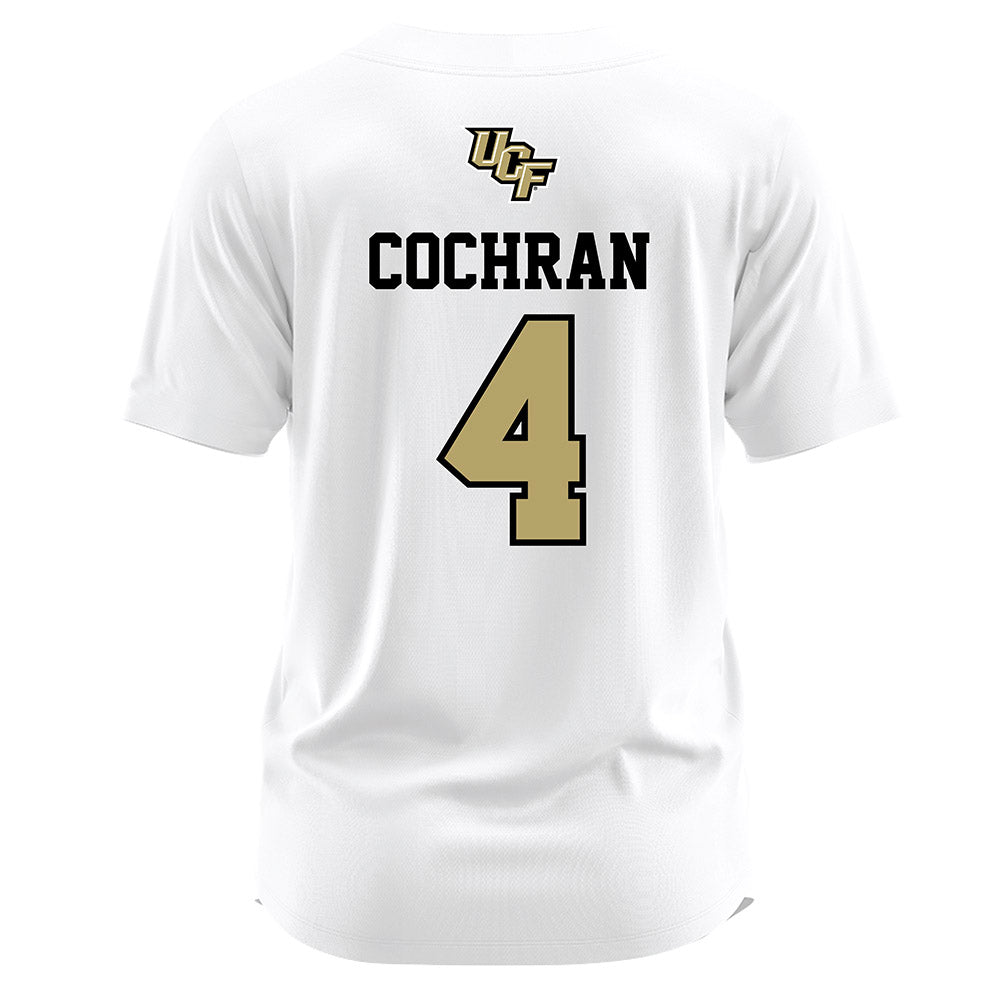 Central Florida - NCAA Softball : Katelyn Cochran - White Jersey-1
