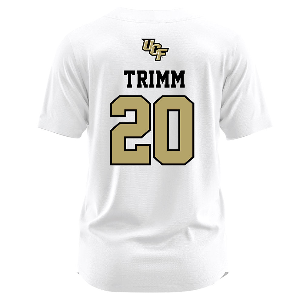 Central Florida - NCAA Softball : Kendall Trimm - White Jersey-1
