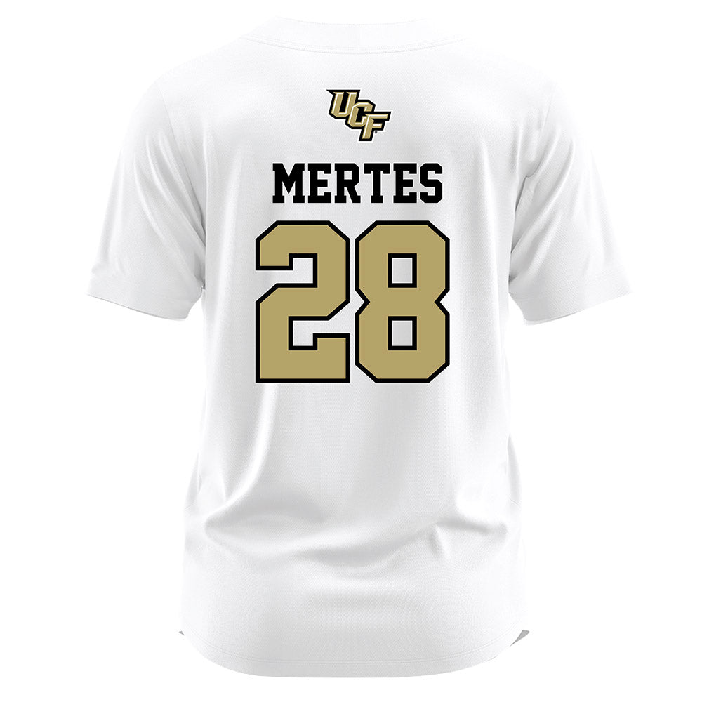 Central Florida - NCAA Softball : Izzy Mertes - White Jersey-1