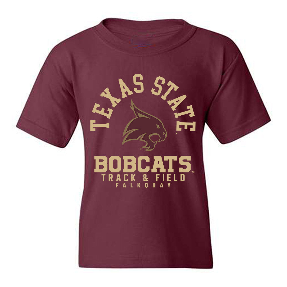 Texas State - NCAA Women's Track & Field : makhi falkquay - Classic Fashion Shersey Youth T-Shirt-0