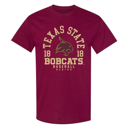 Texas State - NCAA Baseball : John Alkire - T-Shirt