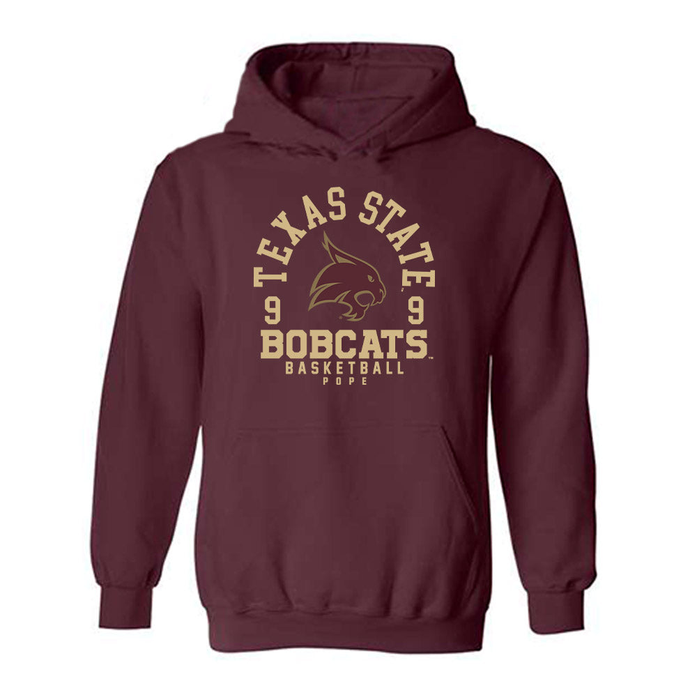 Texas State - NCAA Men's Basketball : Tylan Pope - Hooded Sweatshirt