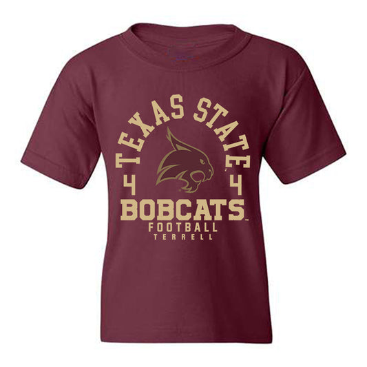 Texas State - NCAA Football : Khamari Terrell - Classic Fashion Shersey Youth T-Shirt-0
