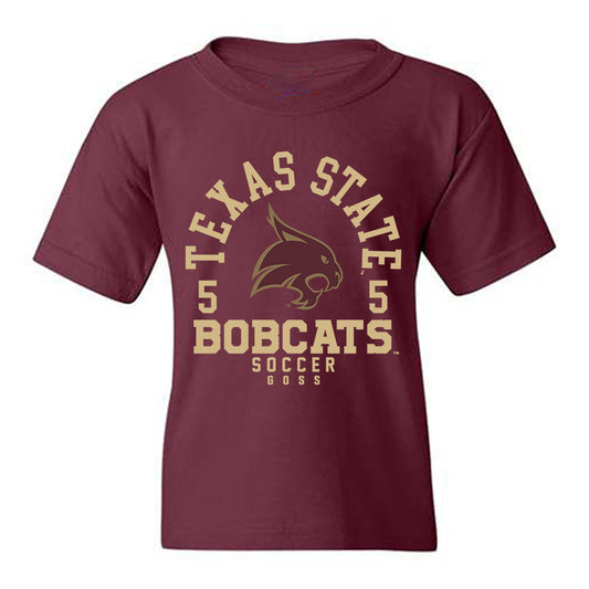 Texas State - NCAA Women's Soccer : Madi Goss - Classic Fashion Shersey Youth T-Shirt-0