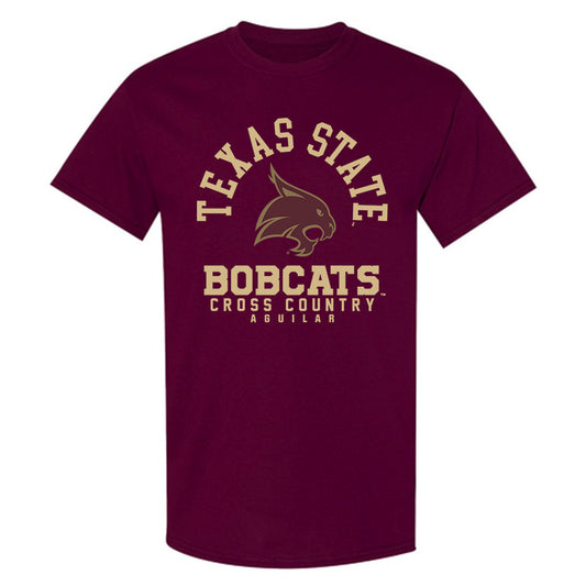 Texas State - NCAA Men's Cross Country : Nathaniel Aguilar - Classic Fashion Shersey T-Shirt-0