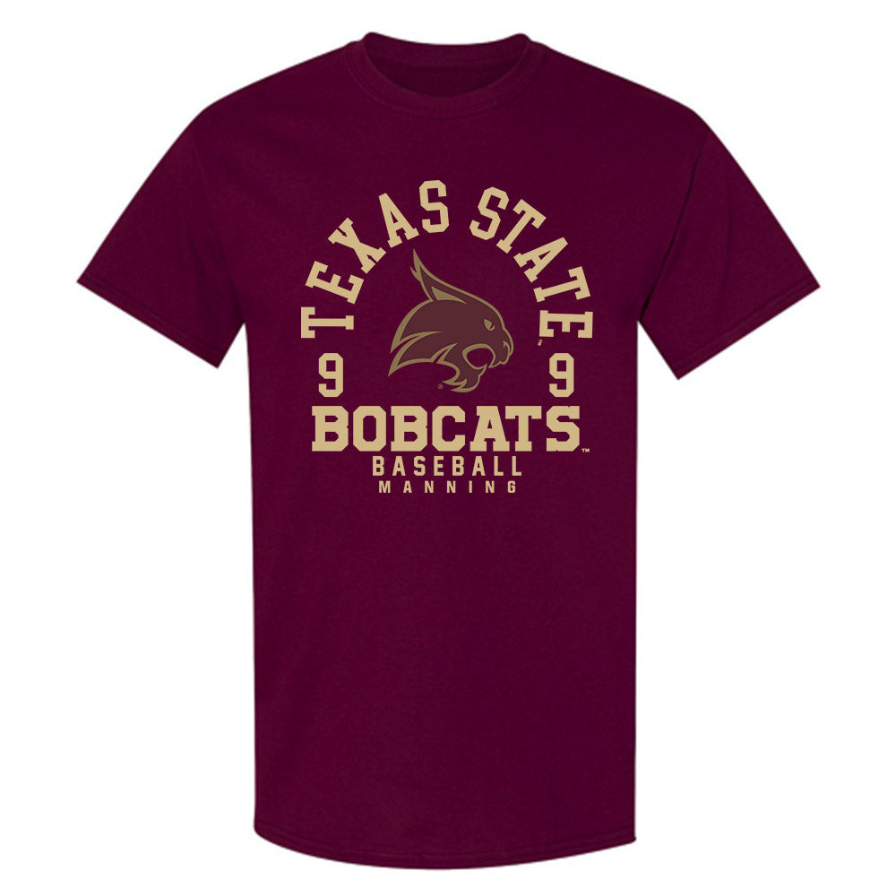 Texas State - NCAA Baseball : Cade Manning - Classic Fashion Shersey T-Shirt-0