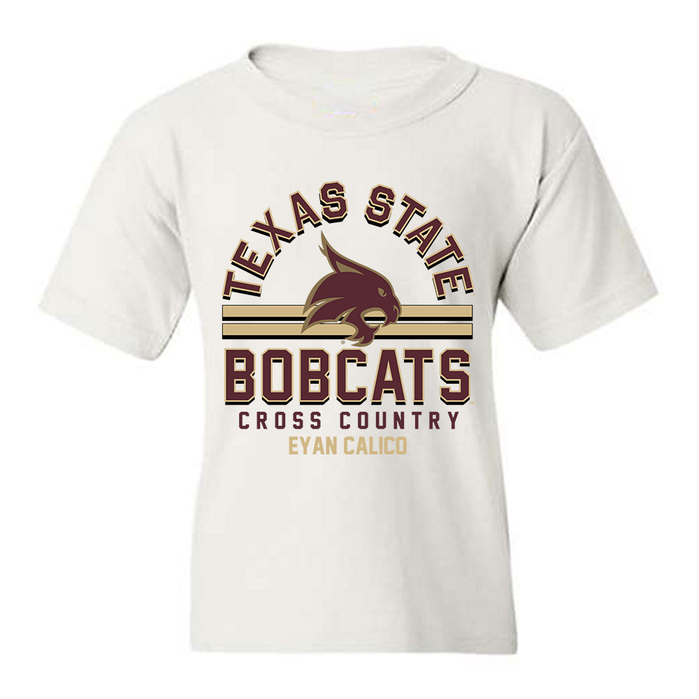 Texas State - NCAA Men's Cross Country : Eyan Calico - Classic Fashion Shersey Youth T-Shirt-0