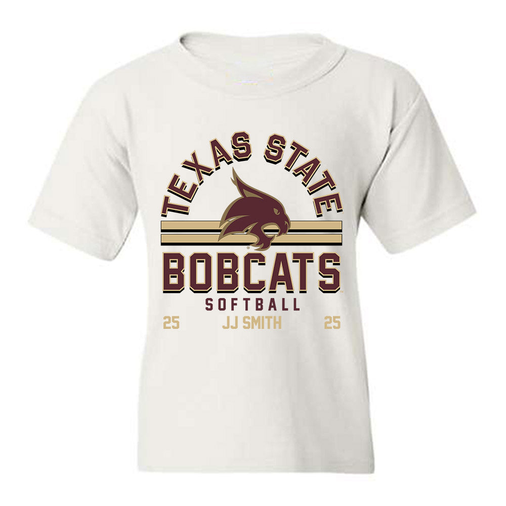 Texas State - NCAA Softball : Jj Smith - Classic Fashion Shersey Youth T-Shirt-0