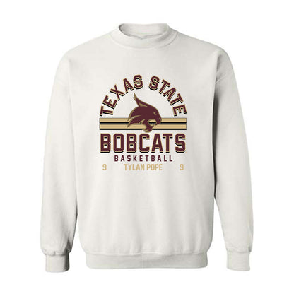 Texas State - NCAA Men's Basketball : Tylan Pope - Crewneck Sweatshirt