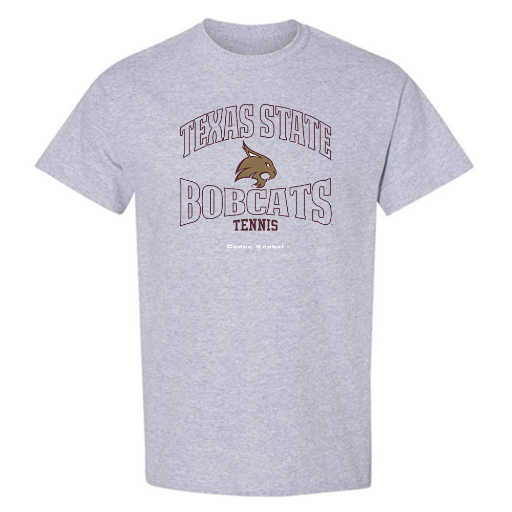 Texas State - NCAA Women's Tennis : Caden Knebel - T-Shirt-0