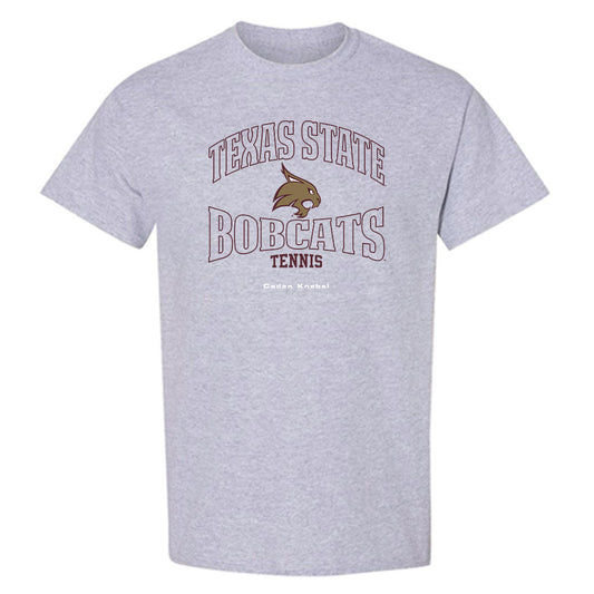 Texas State - NCAA Women's Tennis : Caden Knebel - T-Shirt-0