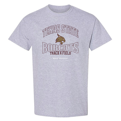 Texas State - NCAA Men's Track & Field : Senai Chatman - T-Shirt-1