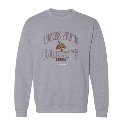 Texas State - NCAA Women's Tennis : Liv Collins - Crewneck Sweatshirt-1