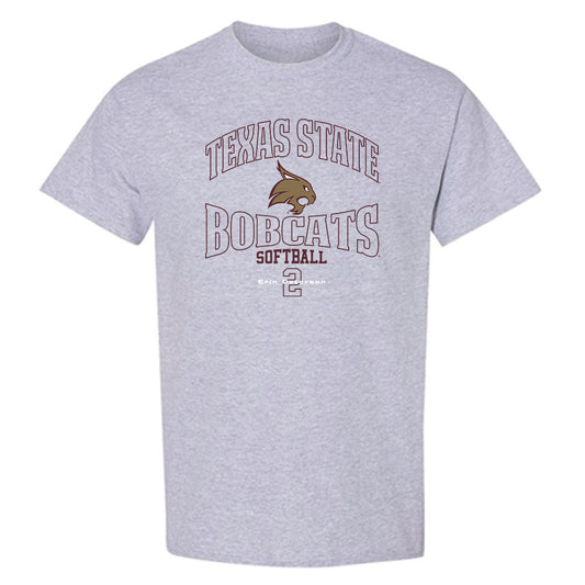 Texas State - NCAA Softball : Erin Peterson - T-Shirt