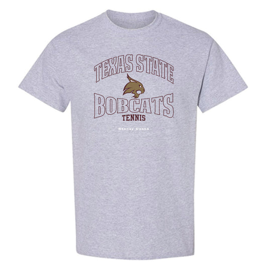 Texas State - NCAA Women's Tennis : Stoney Cooks - T-Shirt-0