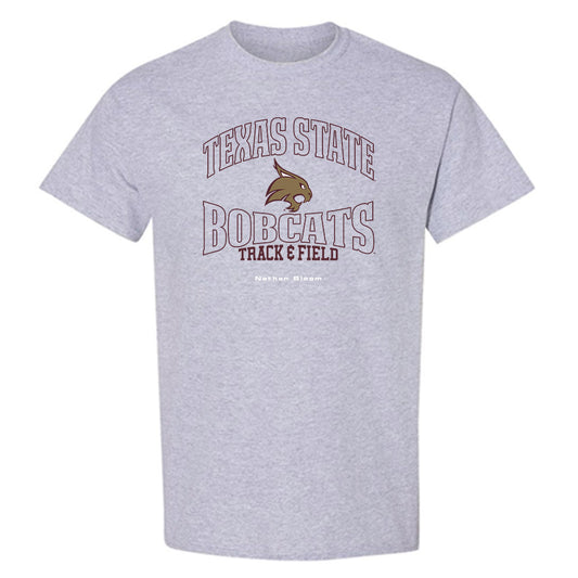 Texas State - NCAA Men's Track & Field : Nathan Bloom - T-Shirt-0