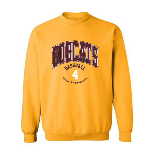 Texas State - NCAA Baseball : Cam Thompson - Classic Fashion Shersey Crewneck Sweatshirt-0