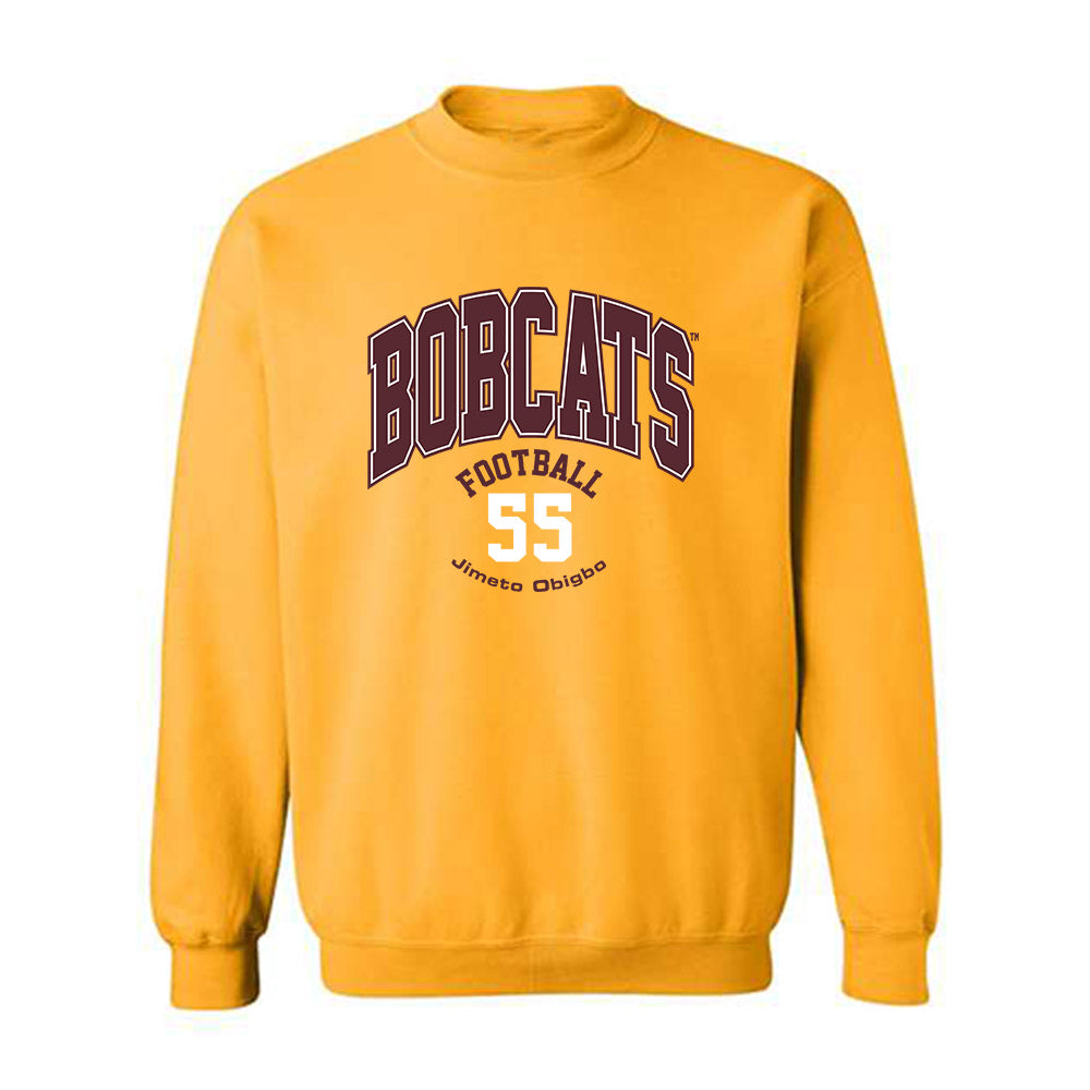 Texas State - NCAA Football : Jimeto Obigbo - Classic Fashion Shersey Crewneck Sweatshirt-0