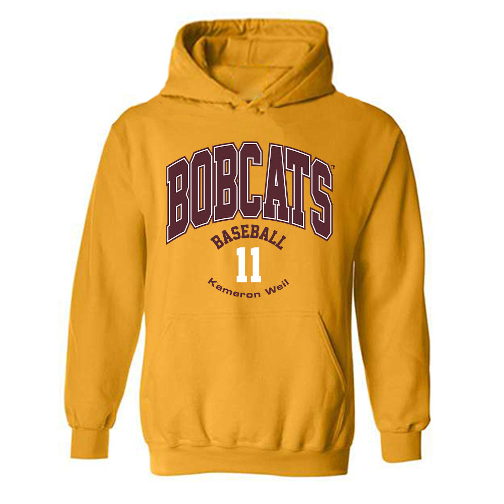 Texas State - NCAA Baseball : Kameron Weil - Classic Fashion Shersey Hooded Sweatshirt-0