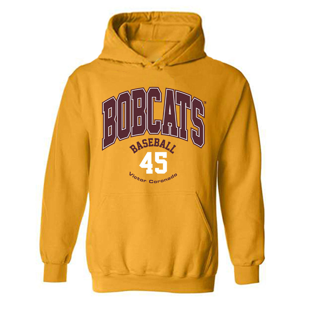 Texas State - NCAA Baseball : Victor Coronado - Classic Fashion Shersey Hooded Sweatshirt-0