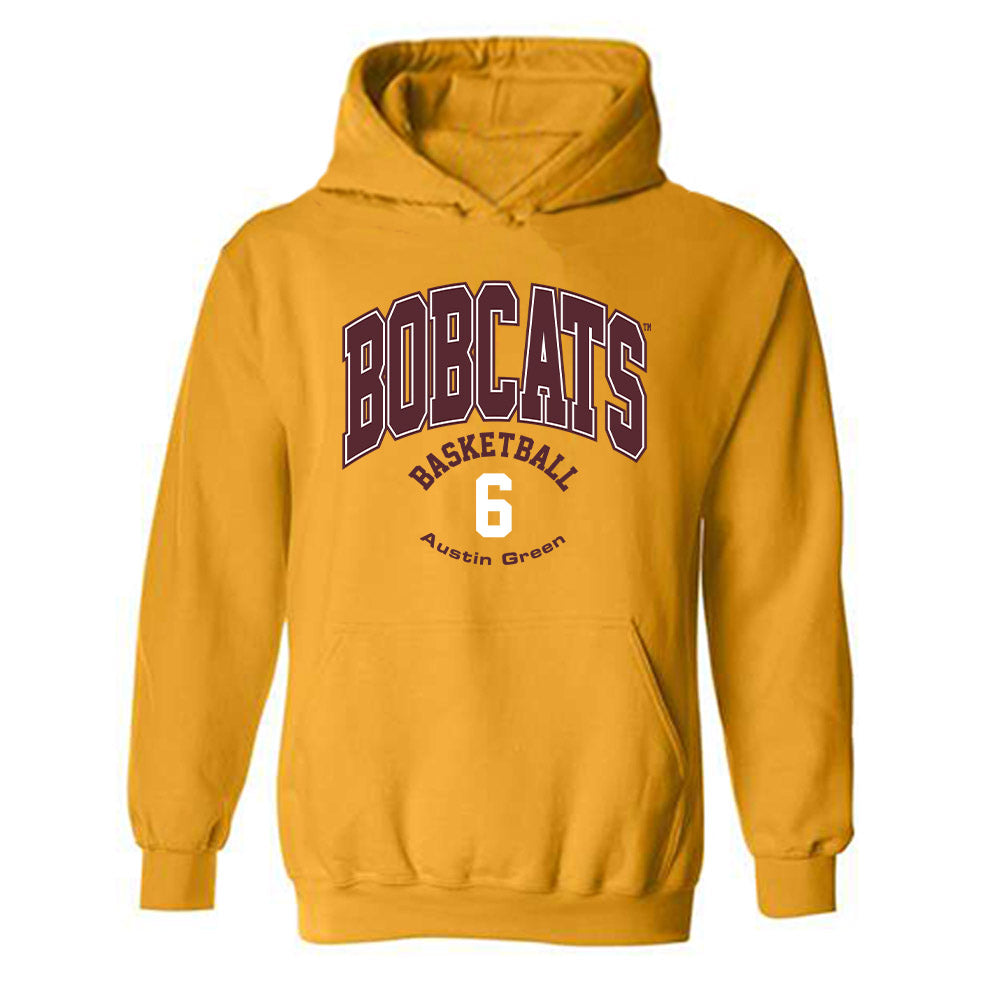 Texas State - NCAA Men's Basketball : Austin Green - Classic Fashion Shersey Hooded Sweatshirt