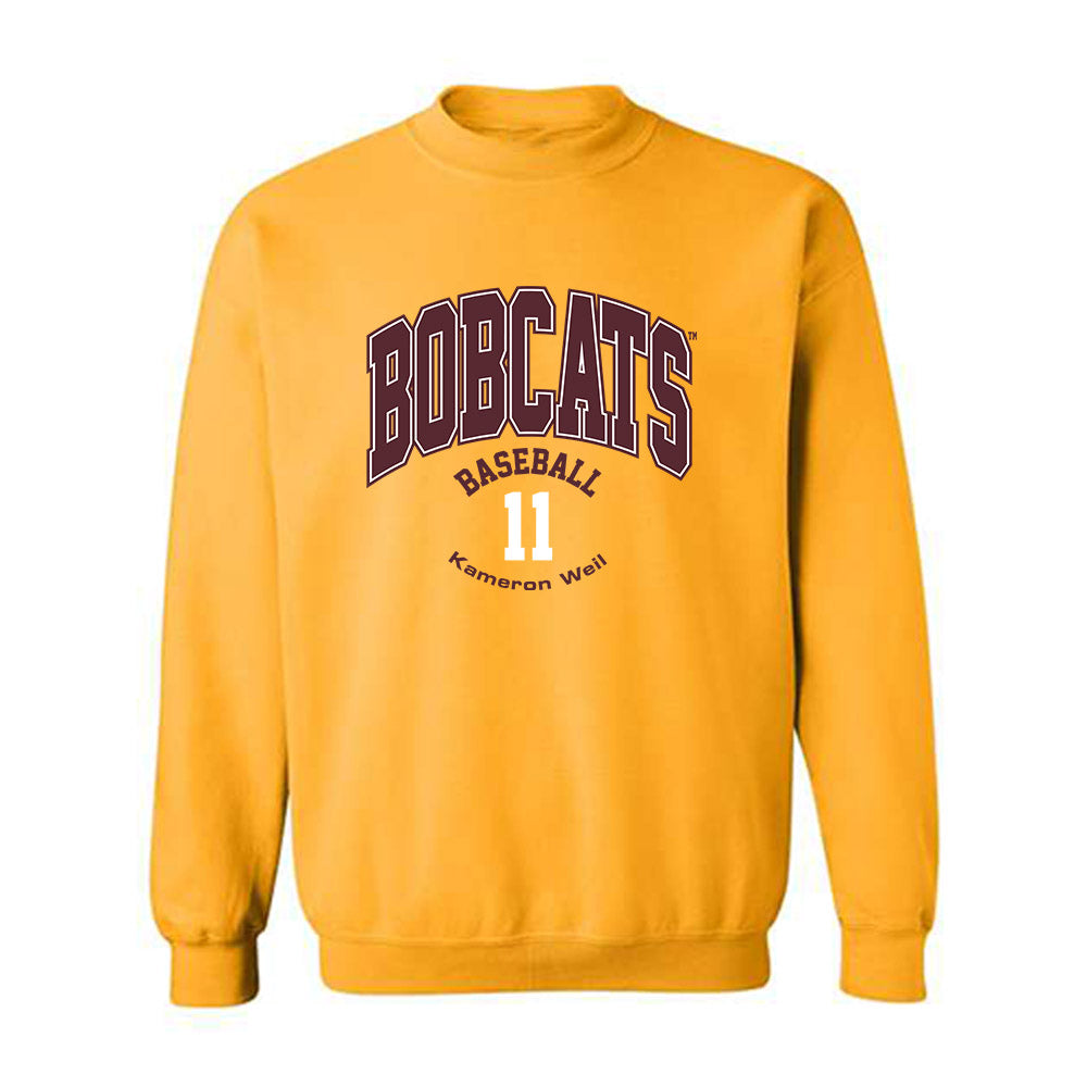 Texas State - NCAA Baseball : Kameron Weil - Classic Fashion Shersey Crewneck Sweatshirt-0