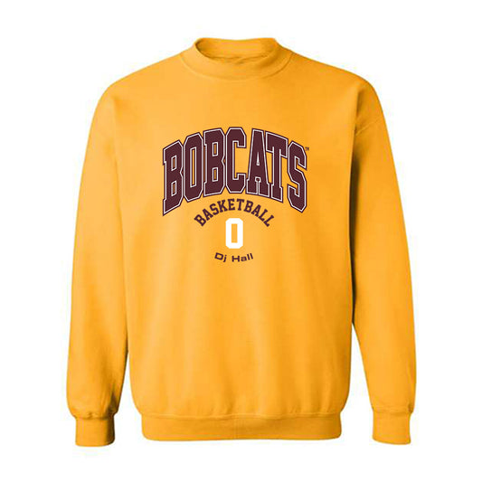 Texas State - NCAA Men's Basketball : Dj Hall - Classic Fashion Shersey Crewneck Sweatshirt-0