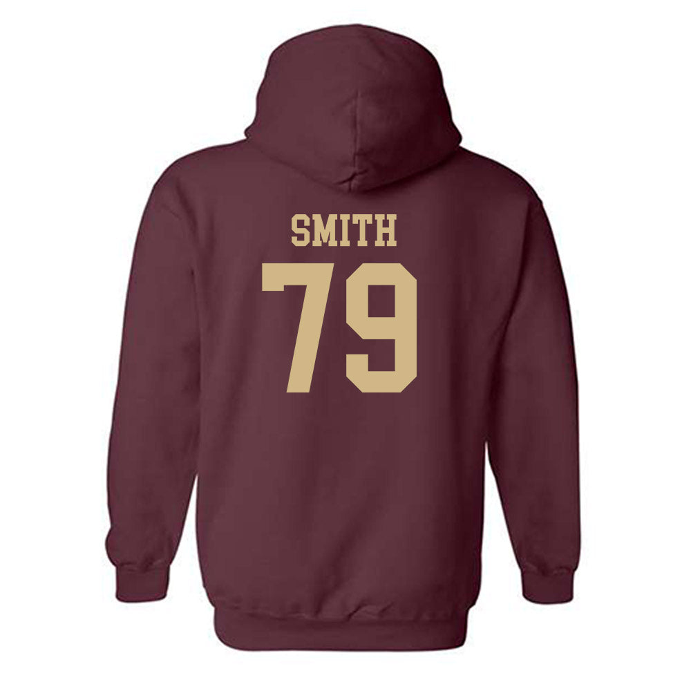 Texas State - NCAA Football : Jaydan Smith - Classic Shersey Hooded Sweatshirt-1