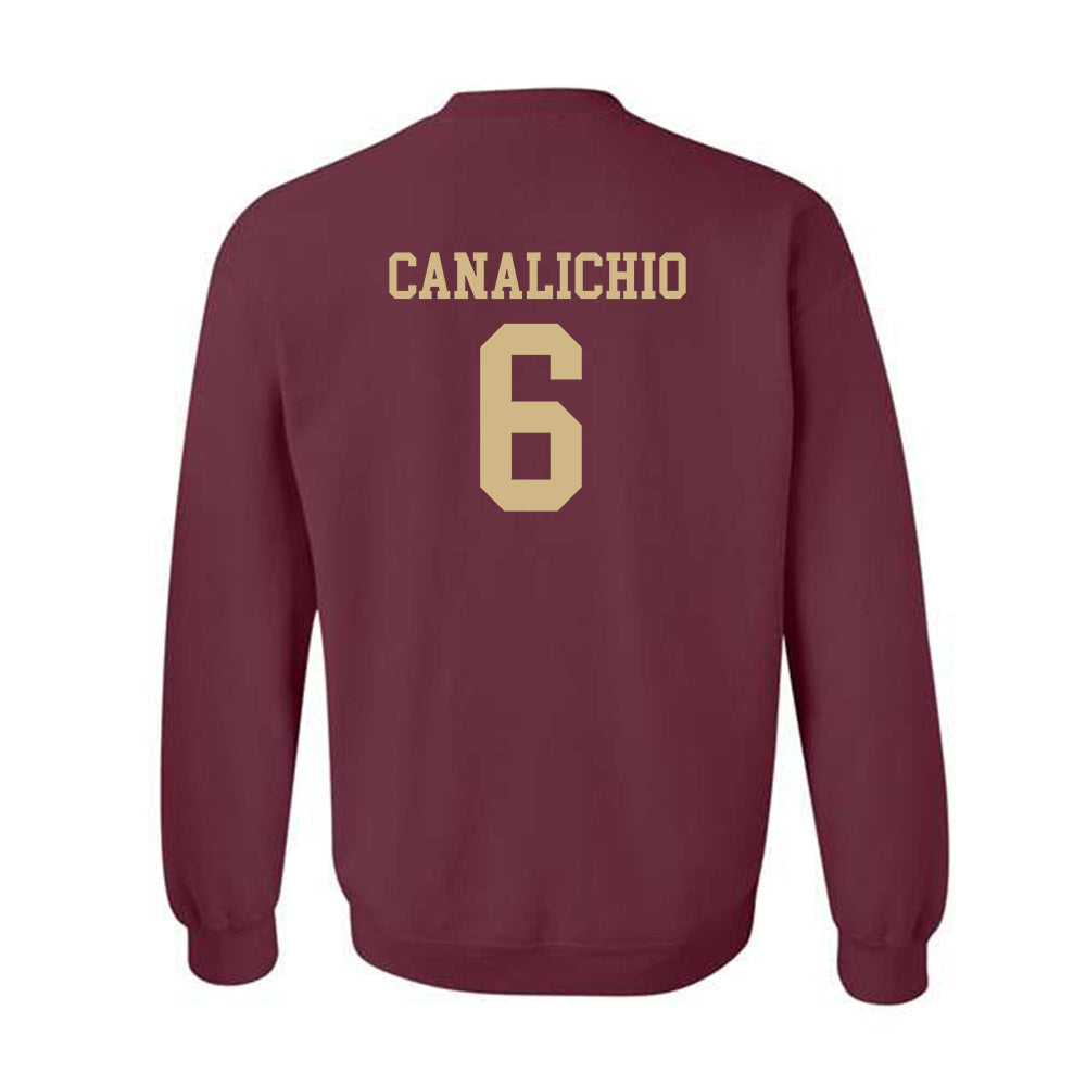 Texas State - NCAA Baseball : Will Canalichio - Classic Shersey Crewneck Sweatshirt-1