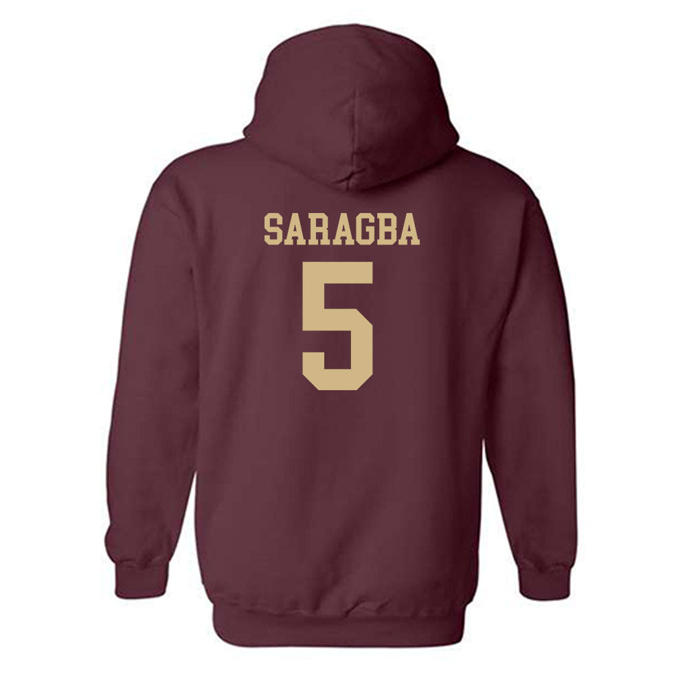 Texas State - NCAA Men's Basketball : Bessanty Saragba - Classic Shersey Hooded Sweatshirt-1