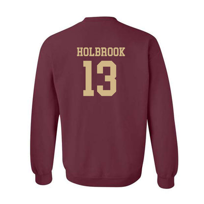 Texas State - NCAA Baseball : Nicholas Holbrook - Classic Shersey Crewneck Sweatshirt-1