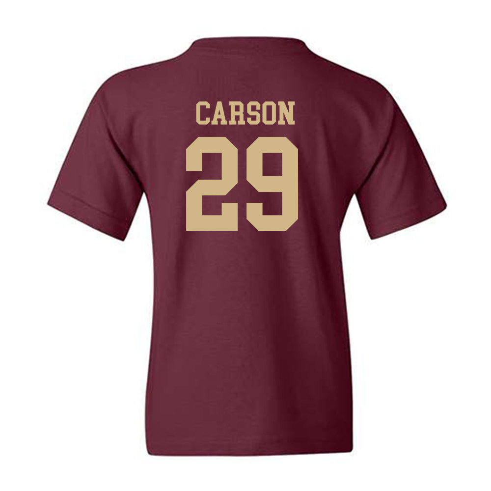 Texas State - NCAA Baseball : Tanner Carson - Classic Shersey Youth T-Shirt-1