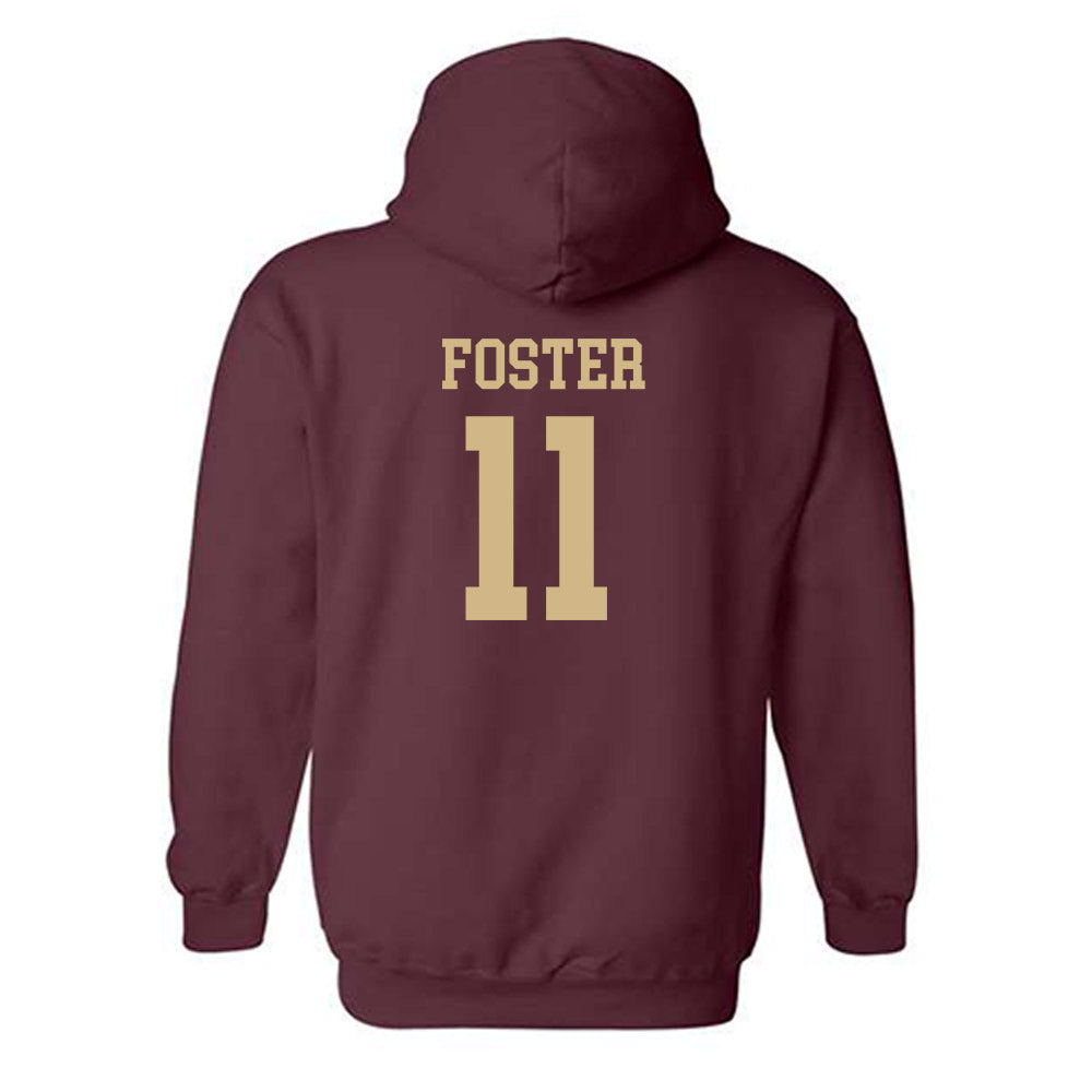 Texas State - NCAA Women's Basketball : Jaylin Foster - Classic Shersey Hooded Sweatshirt-1