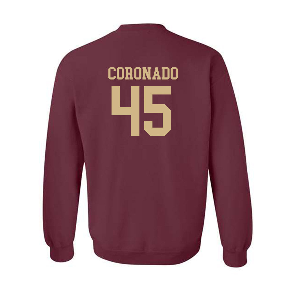 Texas State - NCAA Baseball : Victor Coronado - Classic Shersey Crewneck Sweatshirt-1