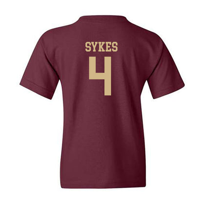 Texas State - NCAA Men's Basketball : Davion Sykes - Classic Shersey Youth T-Shirt-1