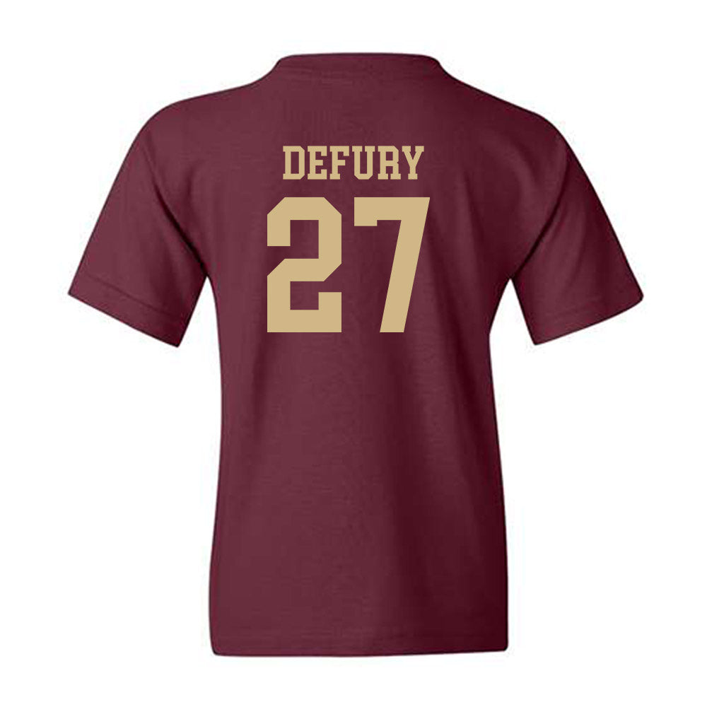 Texas State - NCAA Baseball : Coy DeFury - Classic Shersey Youth T-Shirt-1