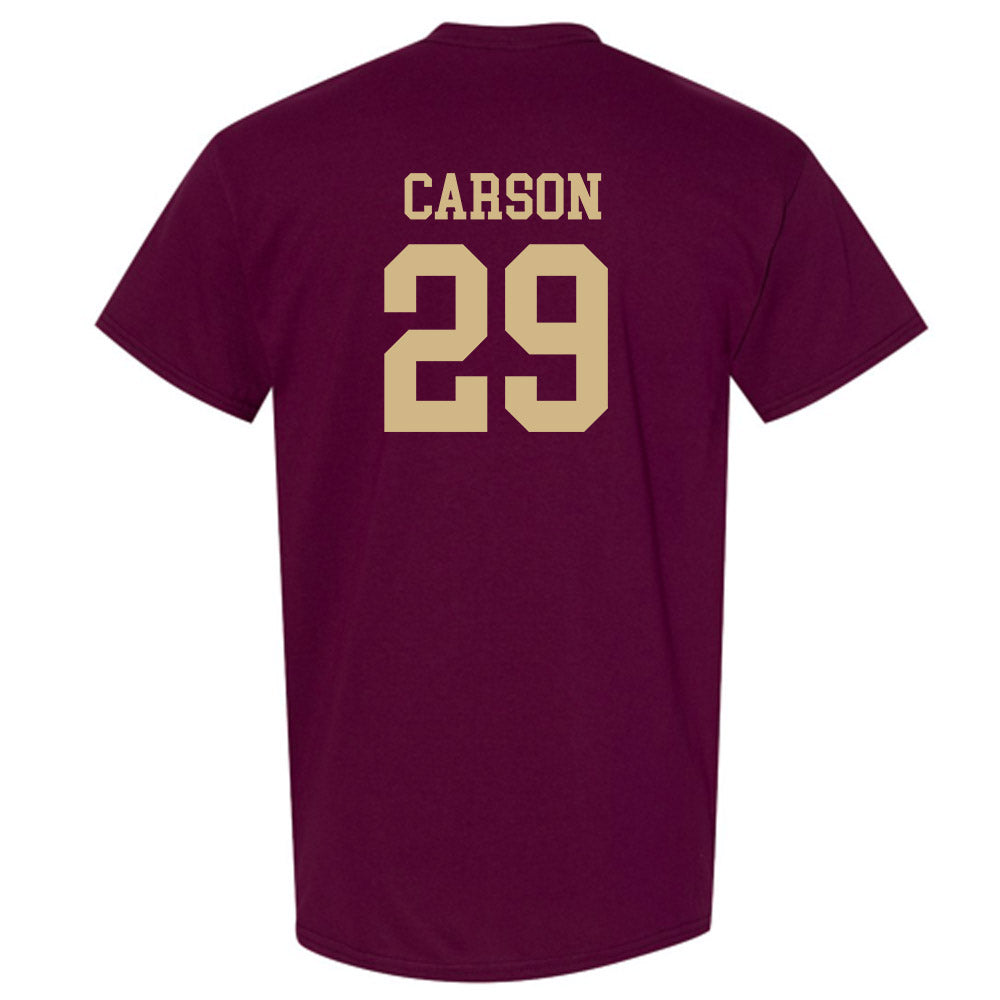 Texas State - NCAA Baseball : Tanner Carson - Classic Shersey T-Shirt-1