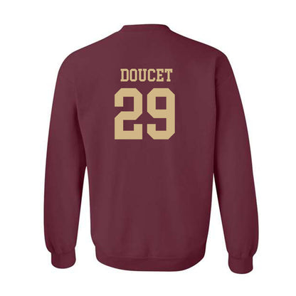 Texas State - NCAA Baseball : Conner Doucet - Classic Shersey Crewneck Sweatshirt-1