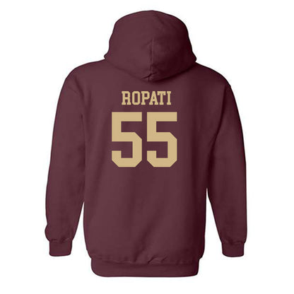 Texas State - NCAA Football : Etueni Ropati - Classic Shersey Hooded Sweatshirt-1