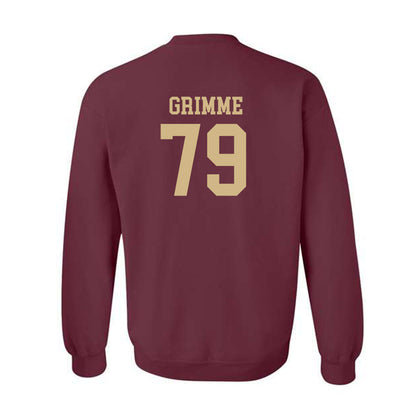 Texas State - NCAA Football : Alan Grimme - Classic Shersey Crewneck Sweatshirt-1