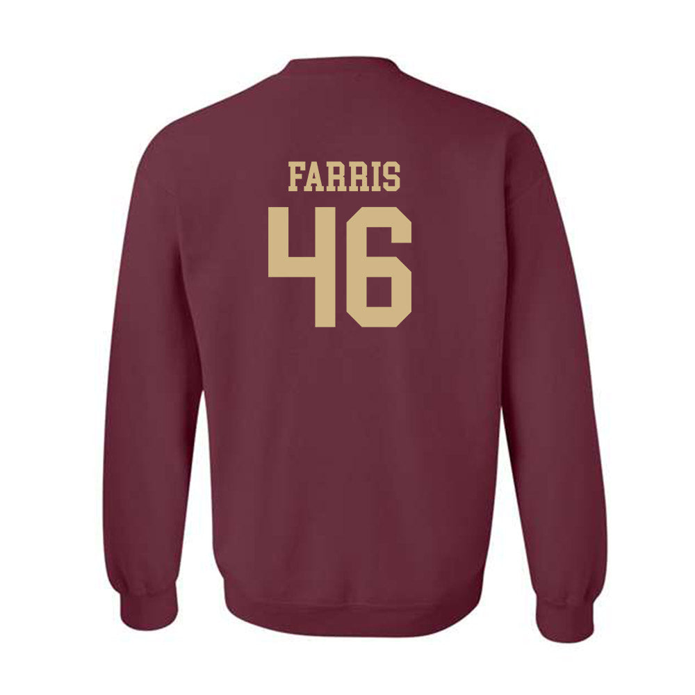 Texas State - NCAA Baseball : Ethan Farris - Classic Shersey Crewneck Sweatshirt-1