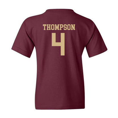 Texas State - NCAA Baseball : Cam Thompson - Classic Shersey Youth T-Shirt-1