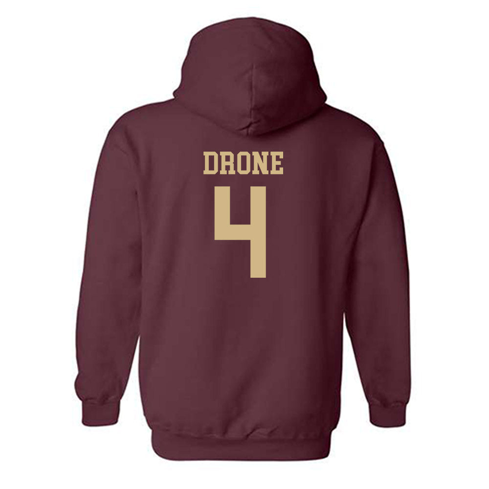 Texas State - NCAA Men's Basketball : Mark Drone - Classic Shersey Hooded Sweatshirt-1