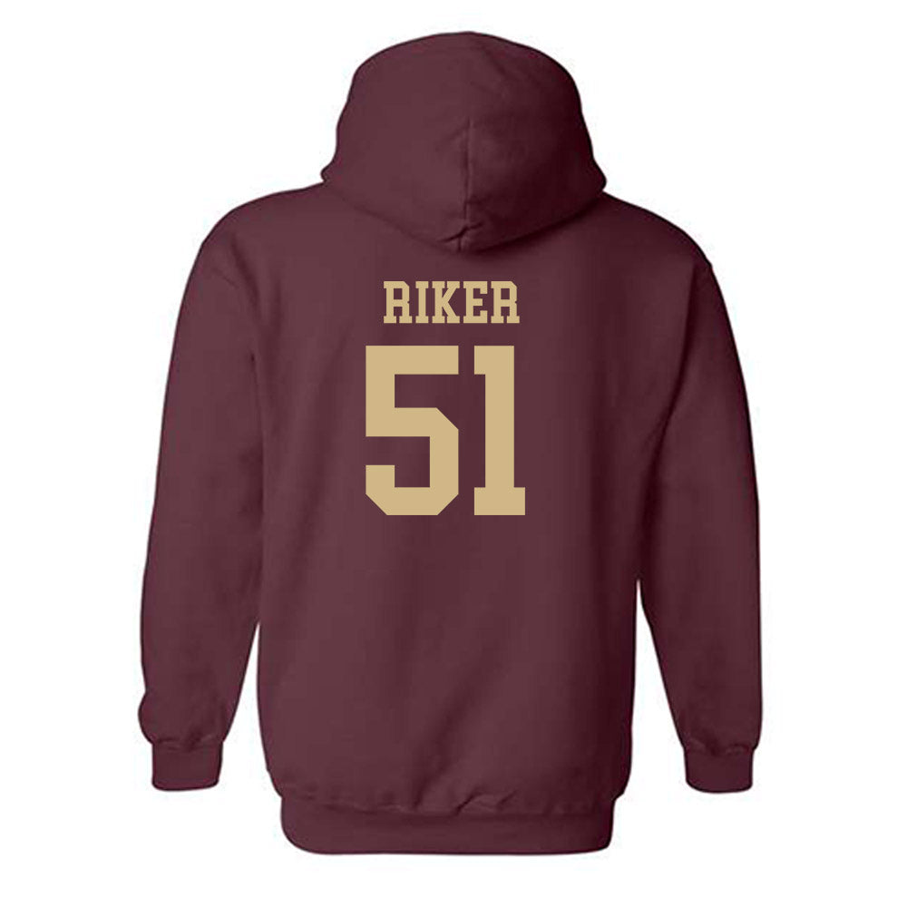 Texas State - NCAA Football : Brock Riker - Classic Shersey Hooded Sweatshirt-1