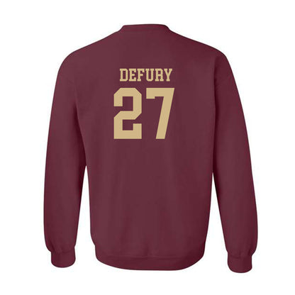 Texas State - NCAA Baseball : Coy DeFury - Classic Shersey Crewneck Sweatshirt-1